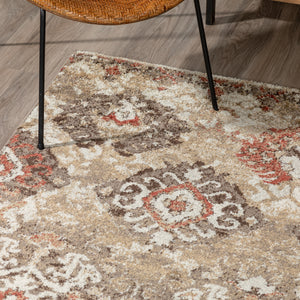 Modern Rug Contemporary Accent Area Carpet Brown Beige Ivory 3x5 5x7 8x10 - Forever Collection