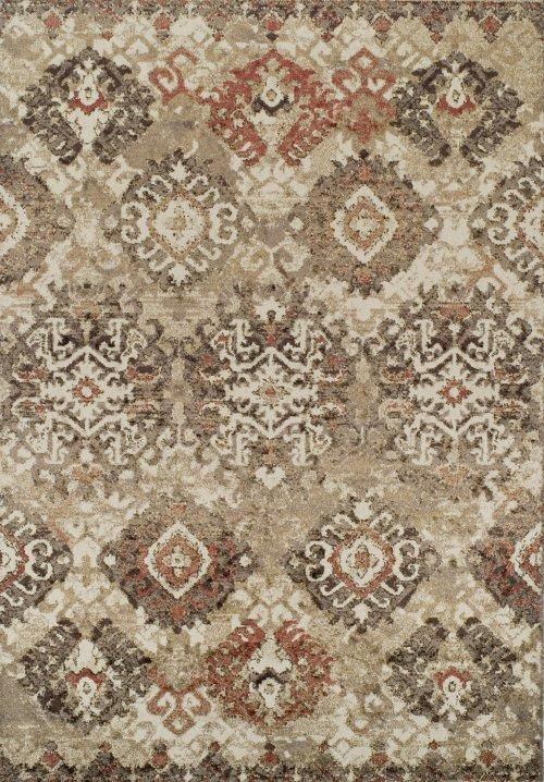 Modern Rug Contemporary Accent Area Carpet Brown Beige Ivory 3x5 5x7 8x10 - Forever Collection