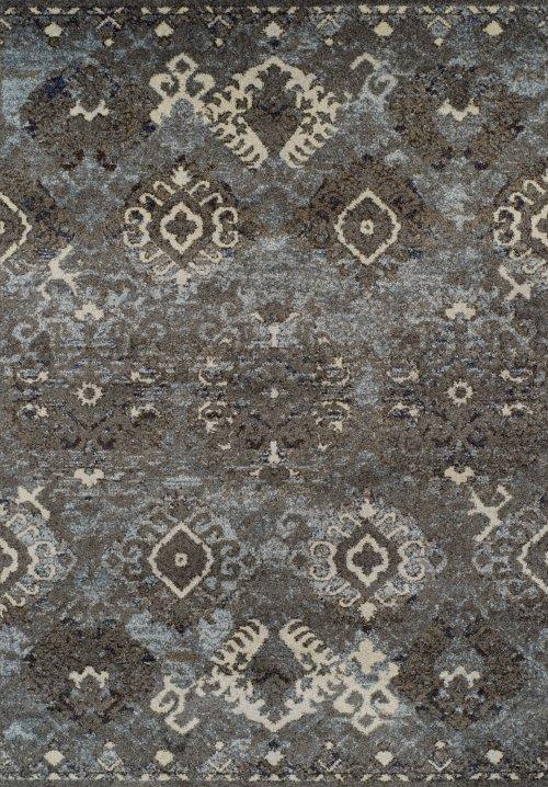 Modern Rug Contemporary Accent Area Carpet Gray Grey Blue 3x5 5x7 8x10 - Forever Collection