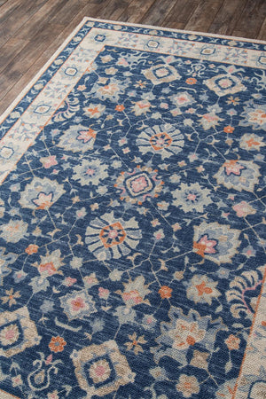 Blue Oriental Rug Floral Tribal Area Carpet Floor Mat 2x3 2x8 3x5 5x8 6x9 8x10