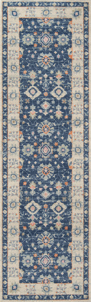 Blue Oriental Rug Floral Tribal Area Carpet Floor Mat 2x3 2x8 3x5 5x8 6x9 8x10