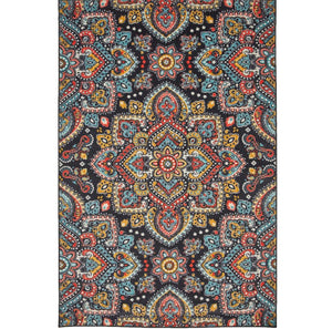 Abstract Rug Floral Multi Area Throw Carpet Living Room Bedroom Dining Mat 5x8