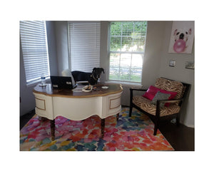 Abstract Rug Multi Color Area Throw Carpet Living Room Bedroom Dining Floor Mat 5x8
