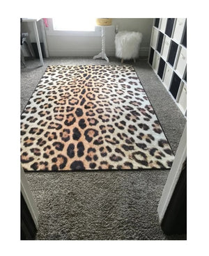 Animal Print Rug Area Throw Carpet Living Room Bedroom Dining Floor Mat Jungle 5x8