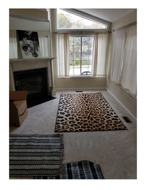 Animal Print Rug Area Throw Carpet Living Room Bedroom Dining Floor Mat Jungle 5x8