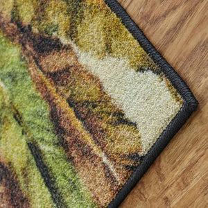 Beach Rug Area Throw Carpet Living Room Bedroom Dining Mat Green Jungle 5x8