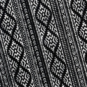 Geometric Rug Black Bohemian Bedroom Dining Living Room Carpet Area Floor Mat 4x6