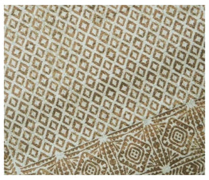 Geometric Rug Contemporary Area Throw Carpet Bedroom Living Room Brown Mat 8x10