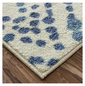 Geometric Rug Contemporary Multi Area Throw Carpet Bedroom Living Room Blue Mat 8x10