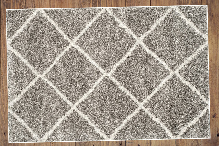 Shag Rug Modern Contemporary Gray Bedroom Living Room Carpet Area Floor Mat 5x8