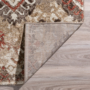 Modern Rug Contemporary Accent Area Carpet Brown Beige Ivory 3x5 5x7 8x10 - Forever Collection