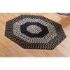 Braided Rug 4' Black Country Rope Area Carpet Throw Mat