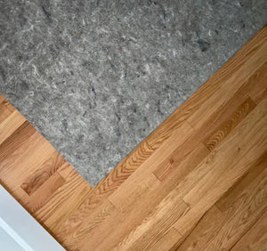 Non Slip Rug Pad Area Carpet Gripper Padding Mat For Hardwood Floors Carpet - Multiple Sizes
